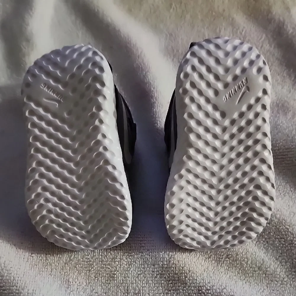 Nike Kids Gray and White Sneakers